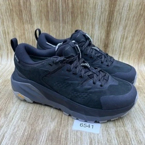 Hoka One One Kaha Low GTX Men's Size 7.5 Women's 8.5 Shoes Black Satellite‎ Grey